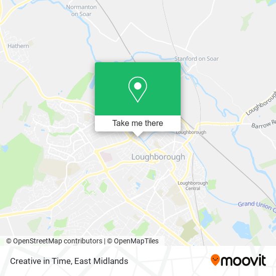 Creative in Time map