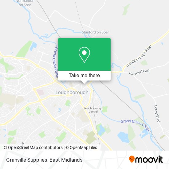 Granville Supplies map