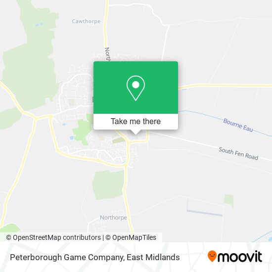 Peterborough Game Company map