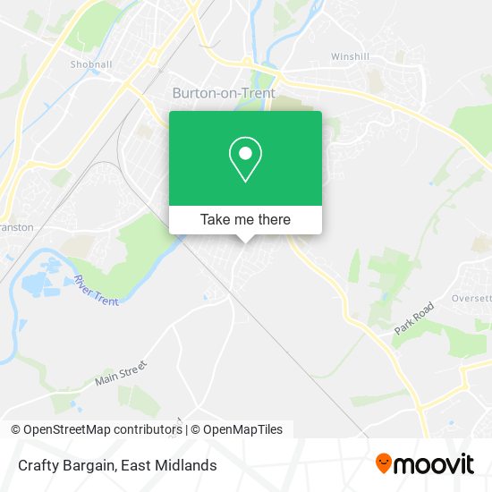 Crafty Bargain map