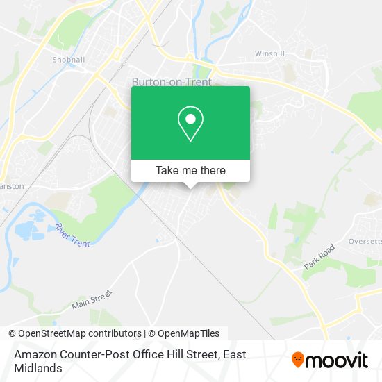 Amazon Counter-Post Office Hill Street map