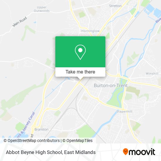 Abbot Beyne High School map