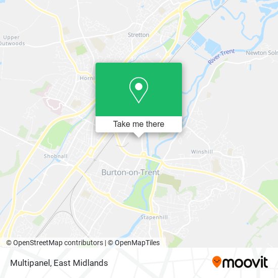 Multipanel map