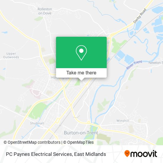 PC Paynes Electrical Services map