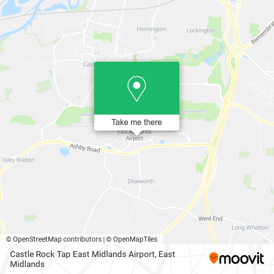Castle Rock Tap East Midlands Airport map