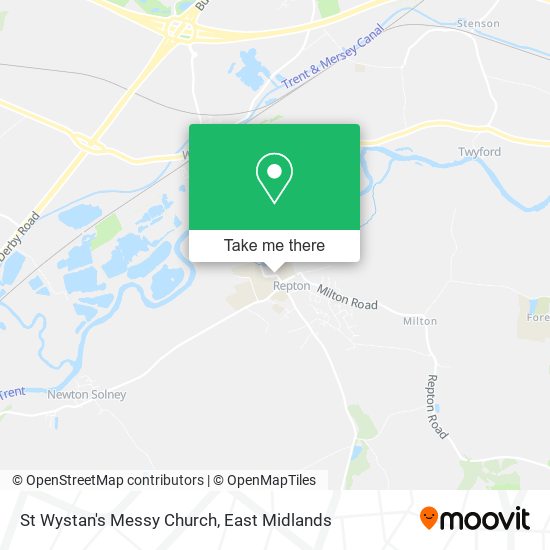 St Wystan's Messy Church map