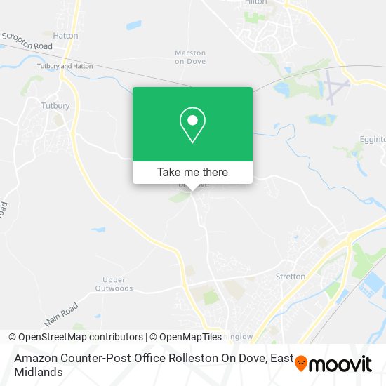 Amazon Counter-Post Office Rolleston On Dove map