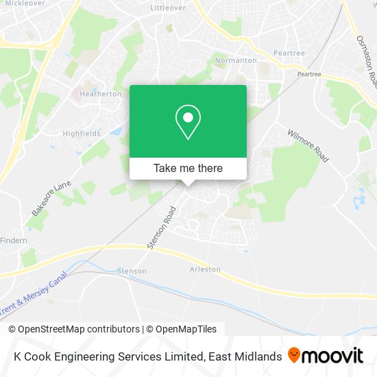 K Cook Engineering Services Limited map
