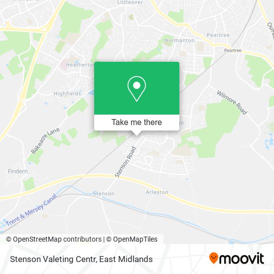 Stenson Valeting Centr map