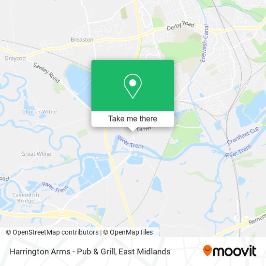 Harrington Arms - Pub & Grill map
