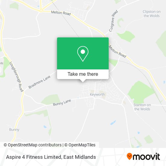 Aspire 4 Fitness Limited map