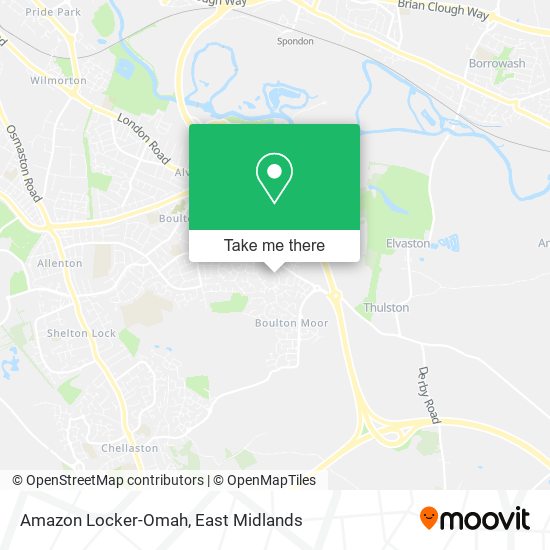 Amazon Locker-Omah map