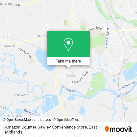 Amazon Counter-Sawley Convenience Store map