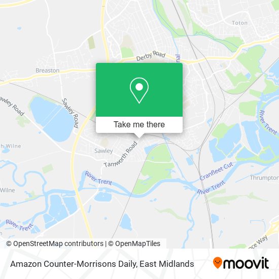 Amazon Counter-Morrisons Daily map
