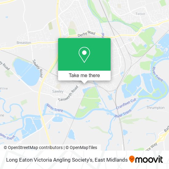 Long Eaton Victoria Angling Society's map