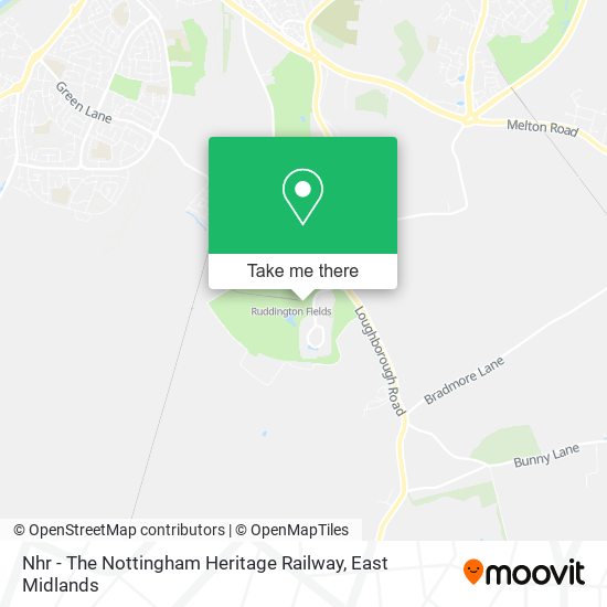 Nhr - The Nottingham Heritage Railway map