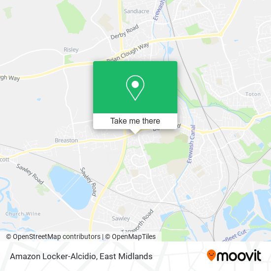 Amazon Locker-Alcidio map