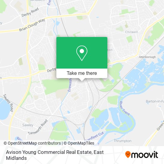 Avison Young Commercial Real Estate map