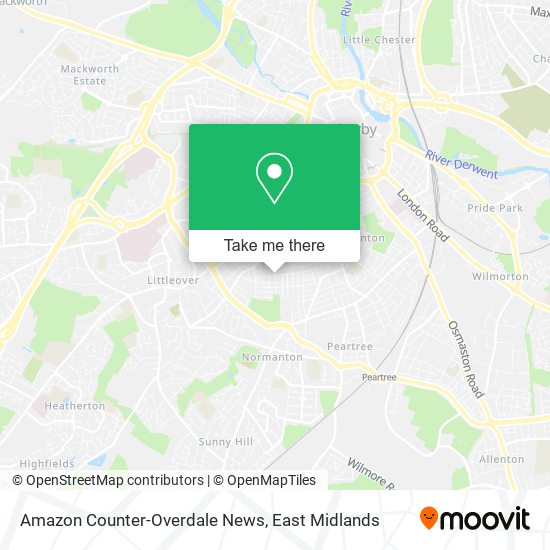 Amazon Counter-Overdale News map