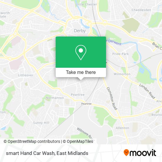 smart Hand Car Wash map