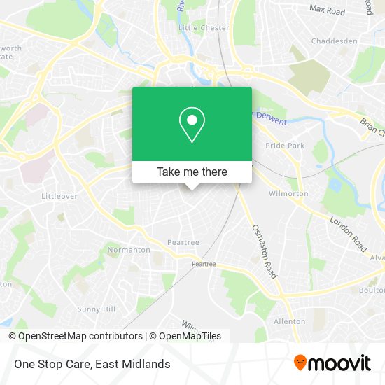 One Stop Care map