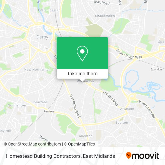 Homestead Building Contractors map