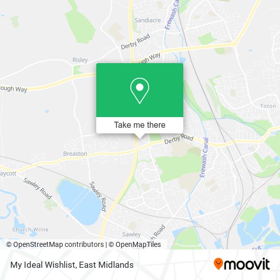 My Ideal Wishlist map