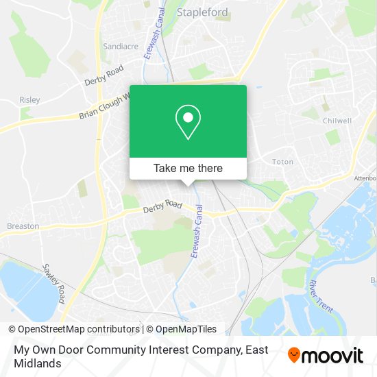 My Own Door Community Interest Company map