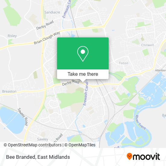 Bee Branded map