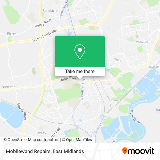 Mobilewand Repairs map