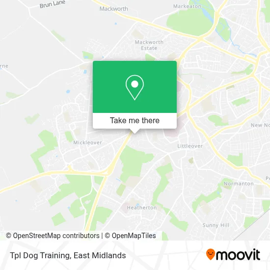 Tpl Dog Training map
