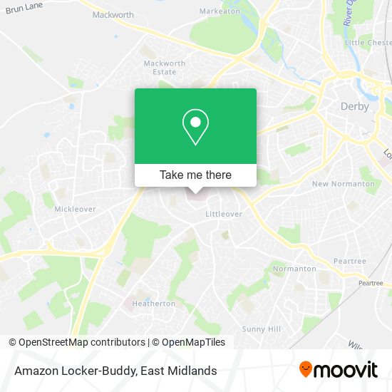Amazon Locker-Buddy map