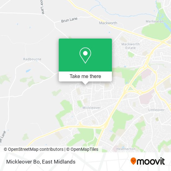 Mickleover Bo map