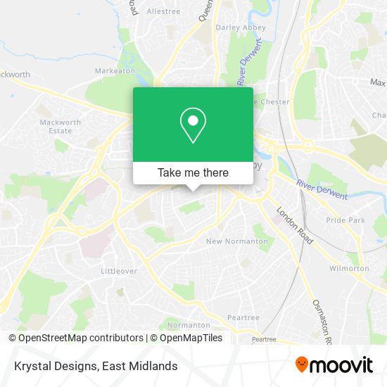 Krystal Designs map