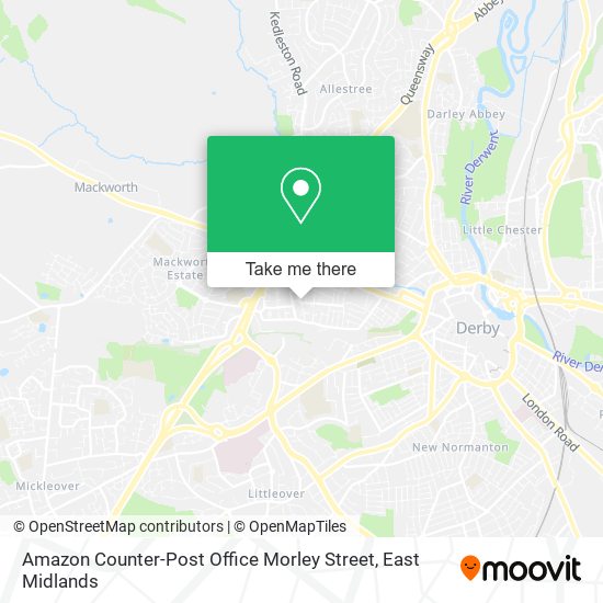 Amazon Counter-Post Office Morley Street map