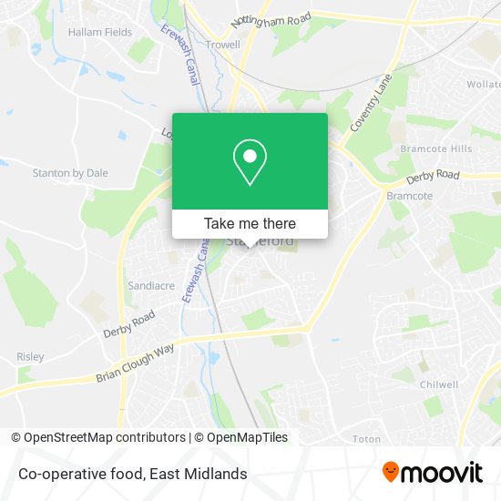Co-operative food map