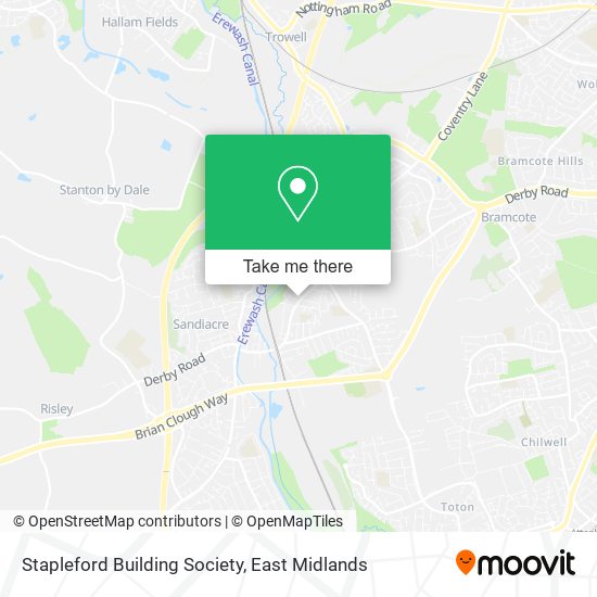 Stapleford Building Society map