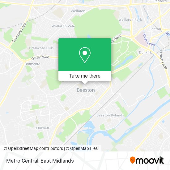 Metro Central map