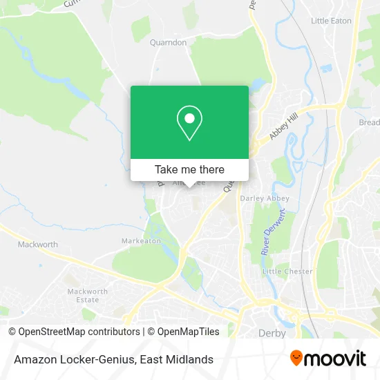 Amazon Locker-Genius map