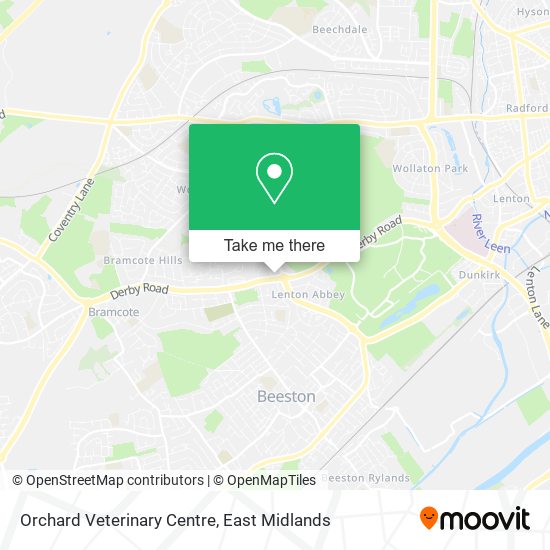 Orchard Veterinary Centre map