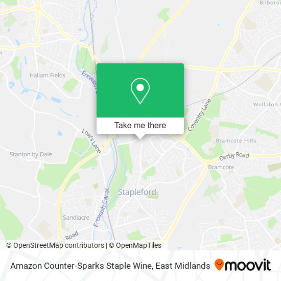 Amazon Counter-Sparks Staple Wine map