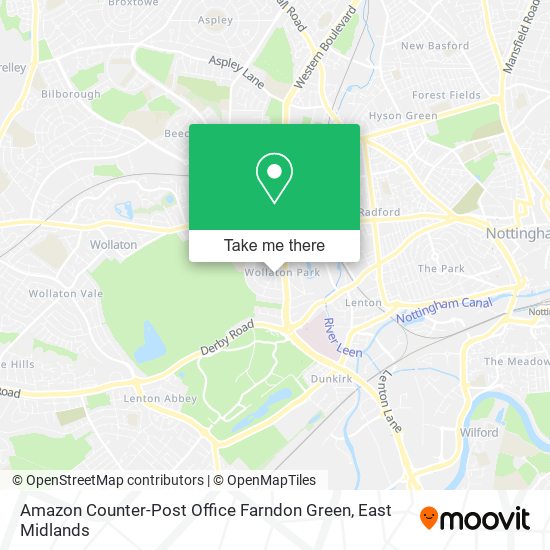 Amazon Counter-Post Office Farndon Green map