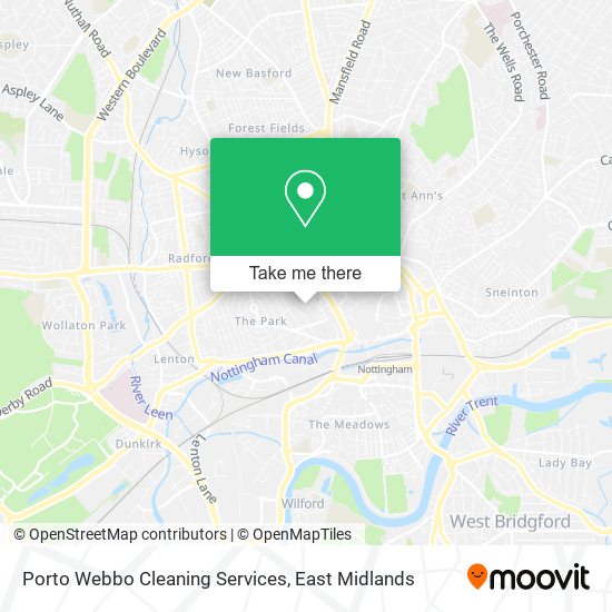 Porto Webbo Cleaning Services map