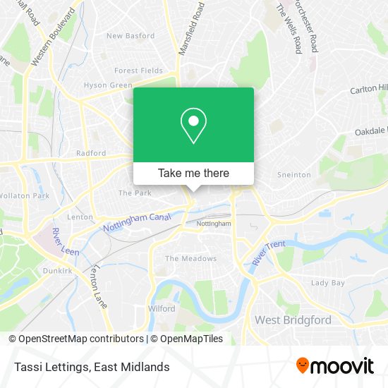 Tassi Lettings map