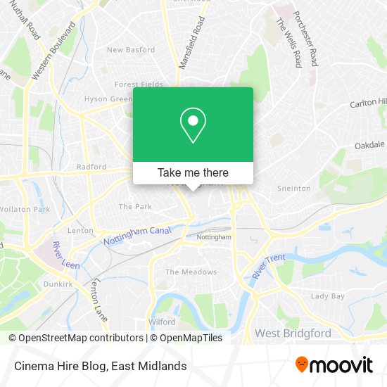 Cinema Hire Blog map
