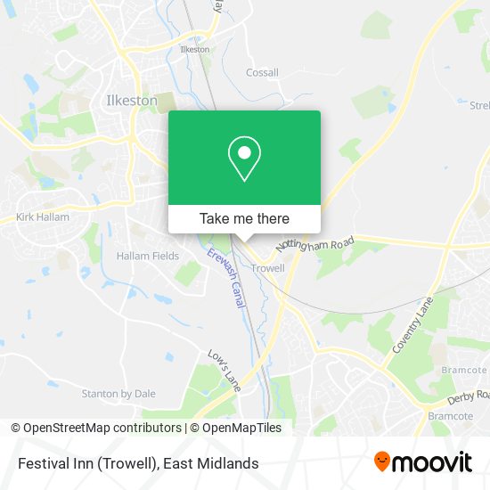 Festival Inn (Trowell) map