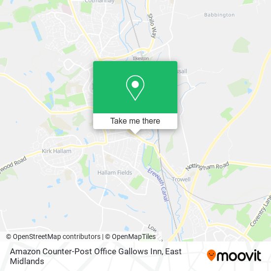 Amazon Counter-Post Office Gallows Inn map