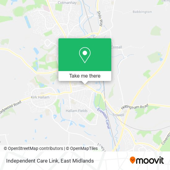 Independent Care Link map