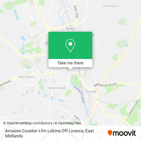 Amazon Counter-Lfm Lobina Off Licence map