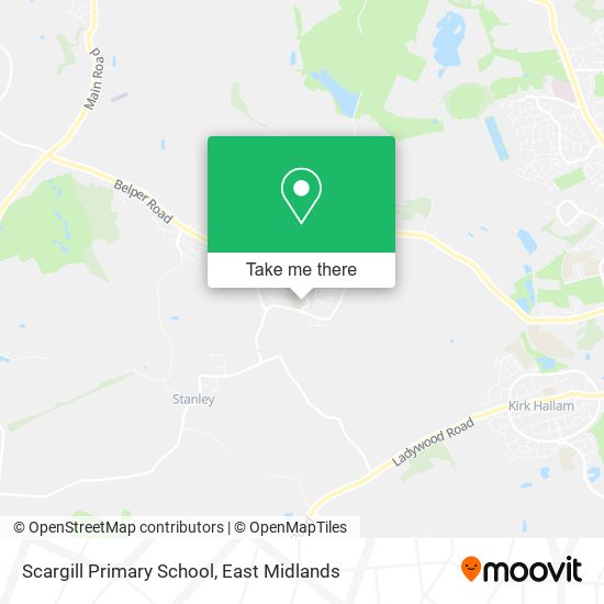 Scargill Primary School map